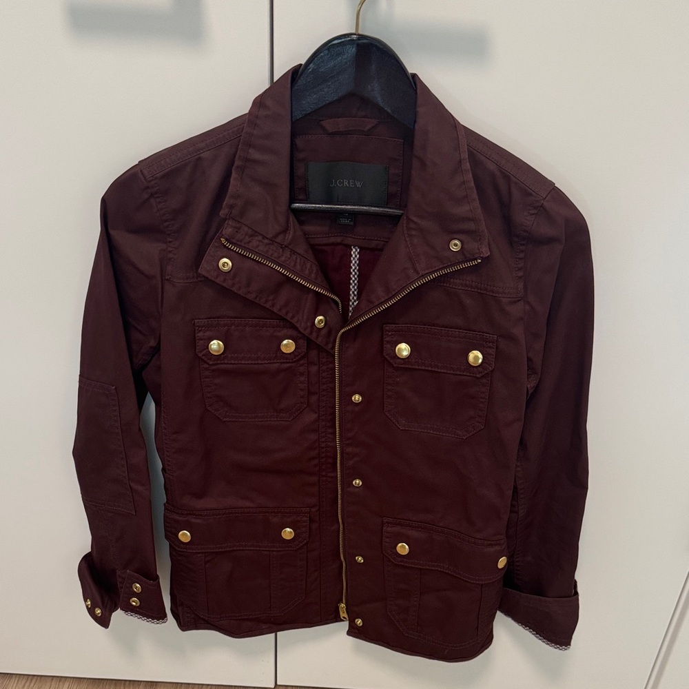 J. Crew Women’s Barn Burgundy Jacket